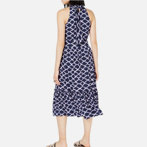 SOLD SOLD SOLD!NWT Michael Michael Kors Ikat Halter Dress Size M - Picture 8 of 16